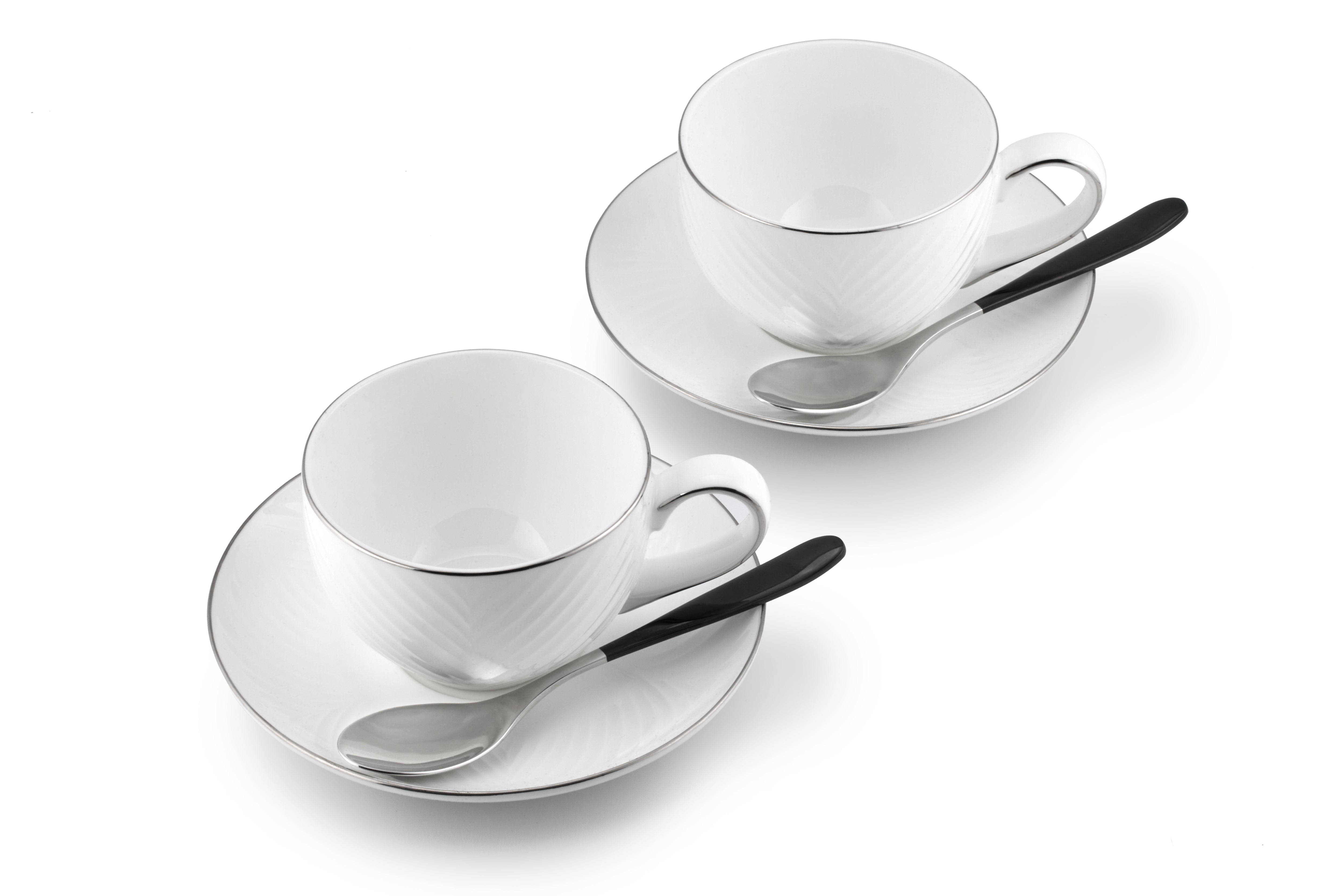 Amazon | 白い器 5客 セット ［ ティー カップソーサー ］120cc ボーンチャイナ 日本製 | TEA ROAD 5000 |  カップ＆ソーサー 通販