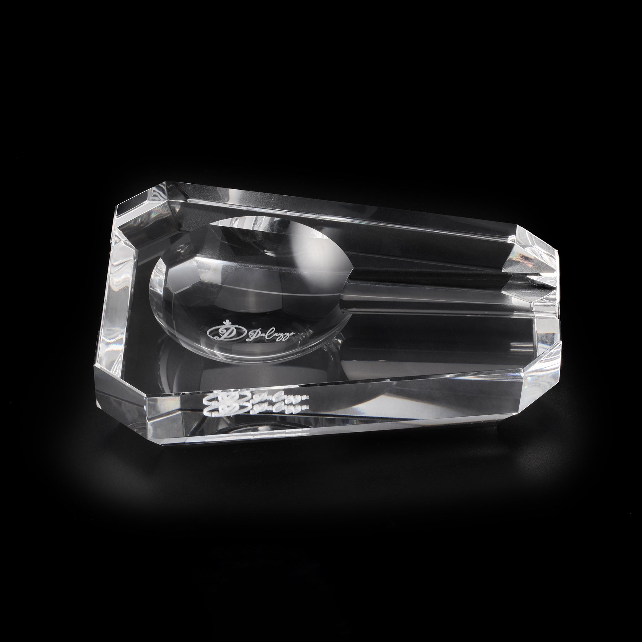 佐川急便　クリスタル　灰皿 ガラス製灰皿 昭和レトロ ヴィンテージ 純喫茶 クリスタル灰皿 A