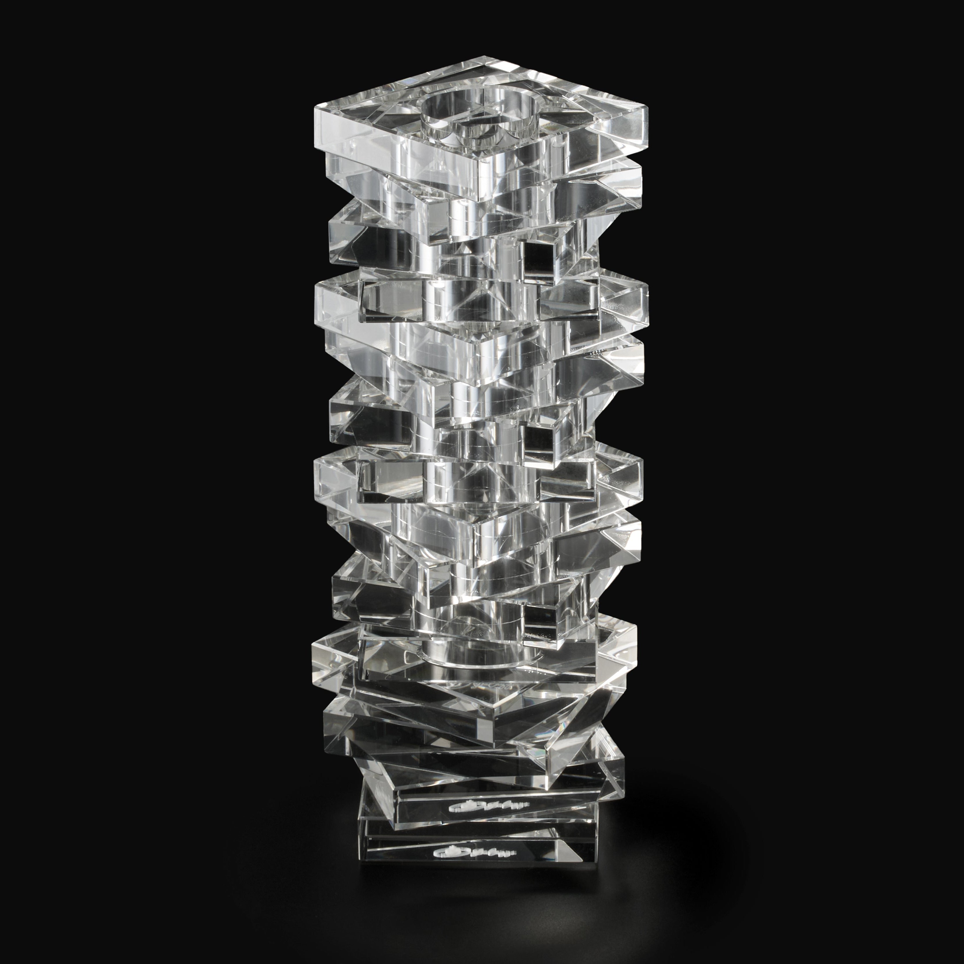 花瓶(クリスタル) エルベクリスタル 花瓶「ニッツア」25cm クリア NIZ/6580/25