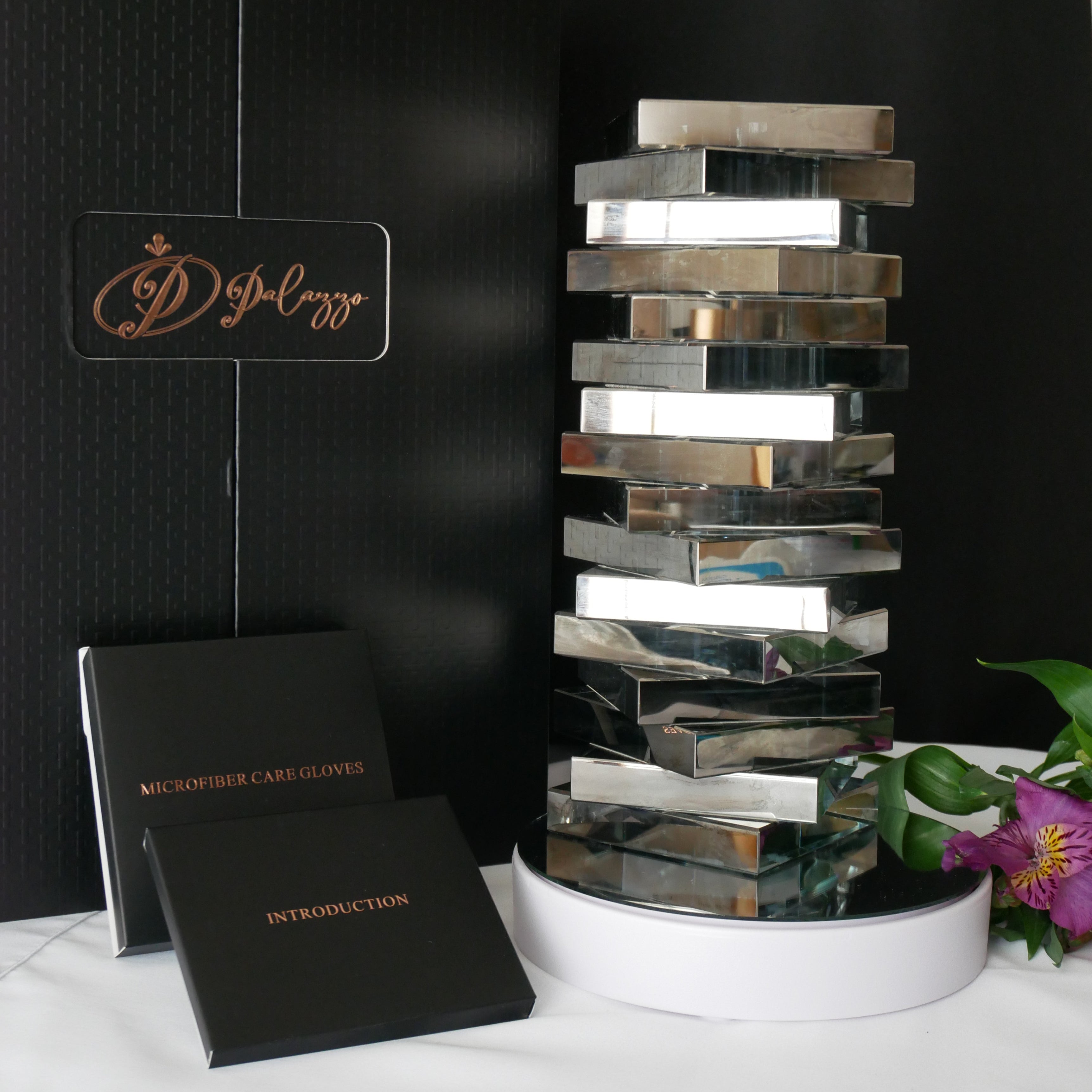 クリスタル 花瓶「グレー」 – Palazzo