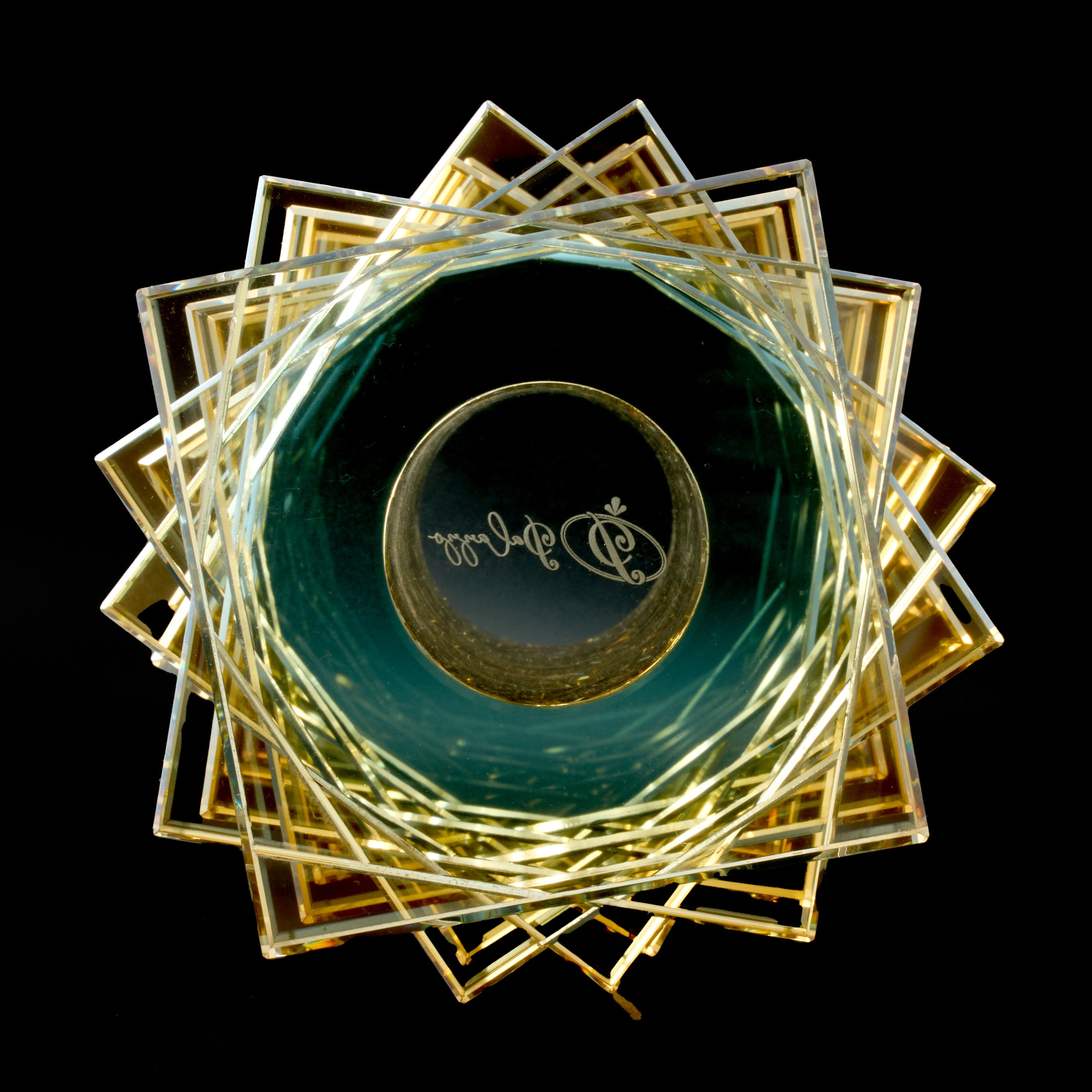 クリスタル 花瓶「シャンパンゴールド」 – Palazzo