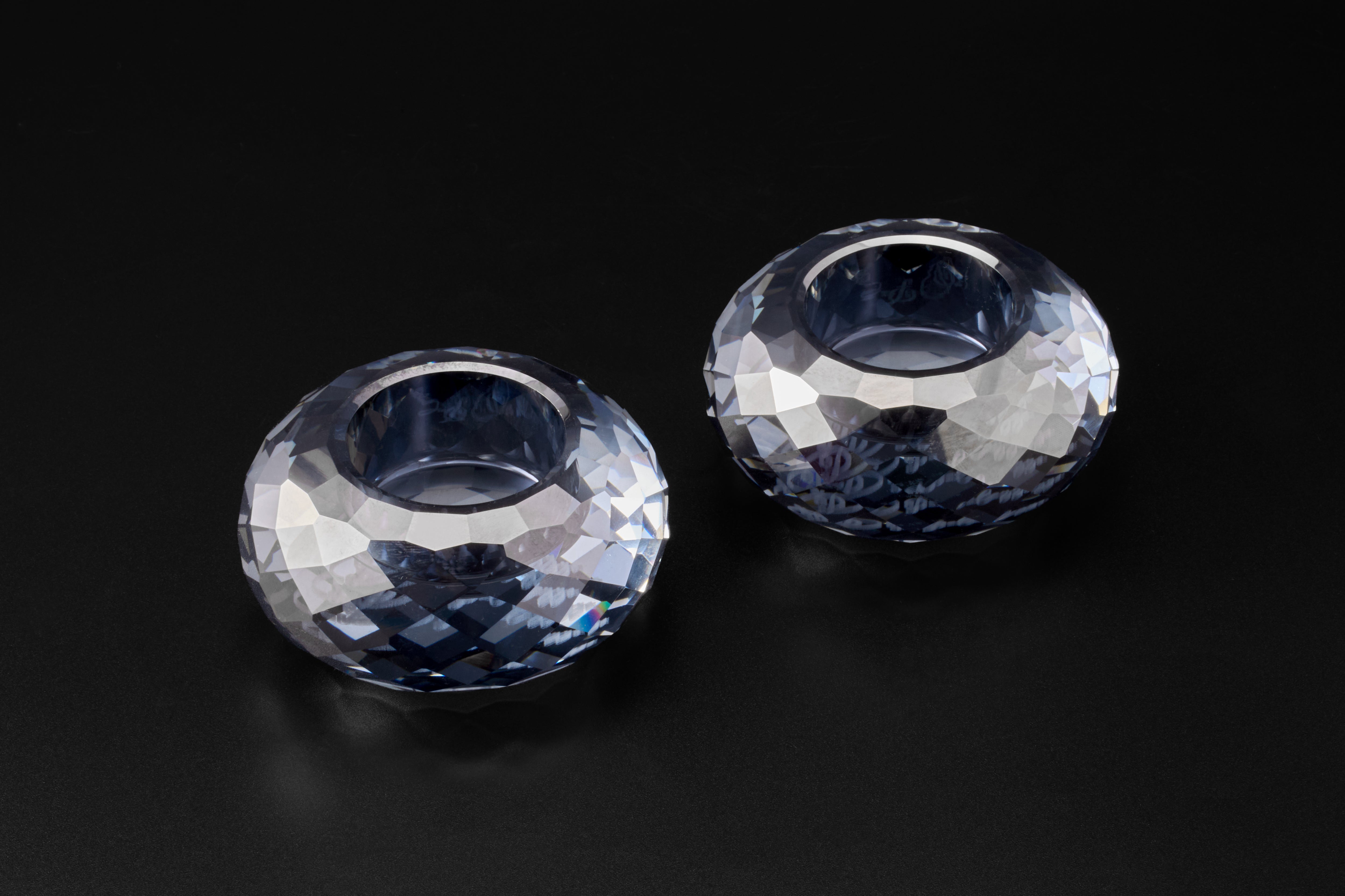 Baccarat クリスタルキャンドルホルダー (箱付き) バカラ 名入れ対応 Baccarat グランドキャンドルホルダー ベース
