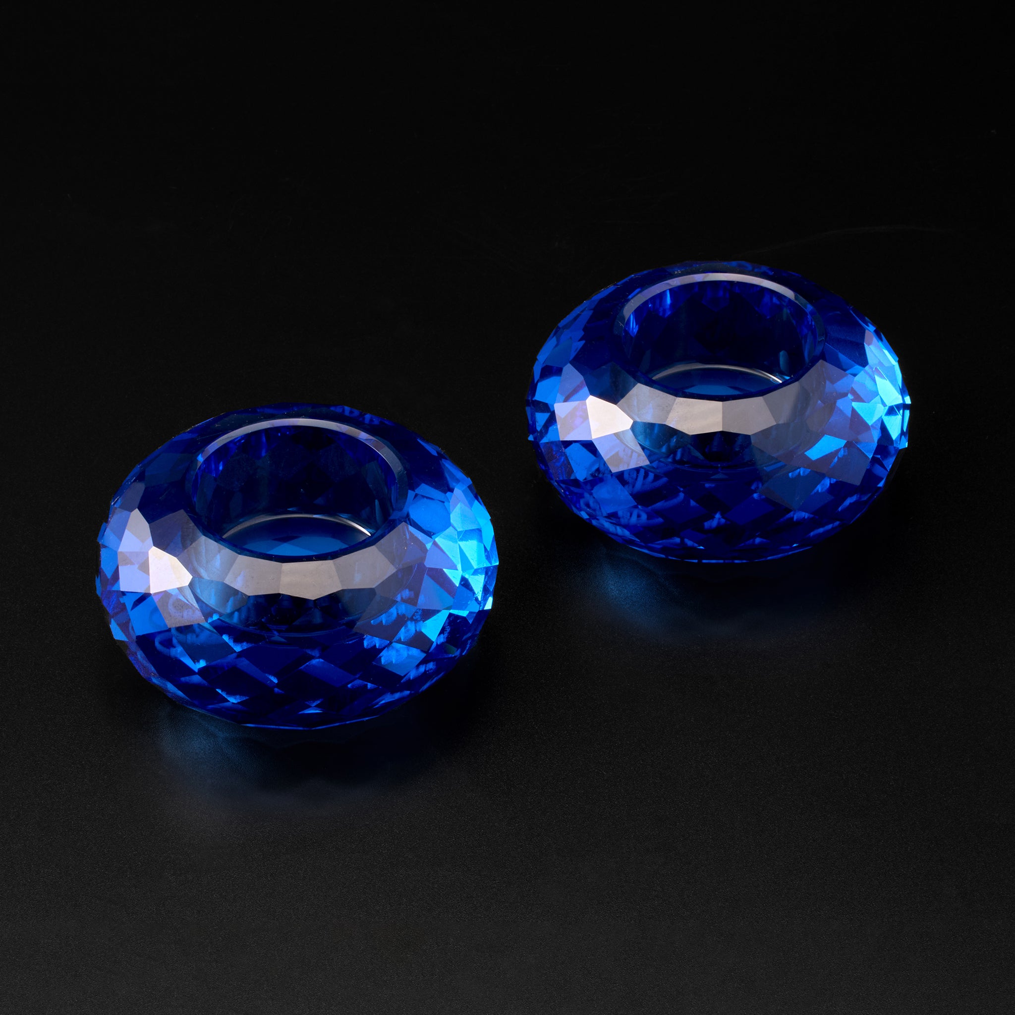 クリスタルキャンドルホルダー「ブルー」 – Palazzo