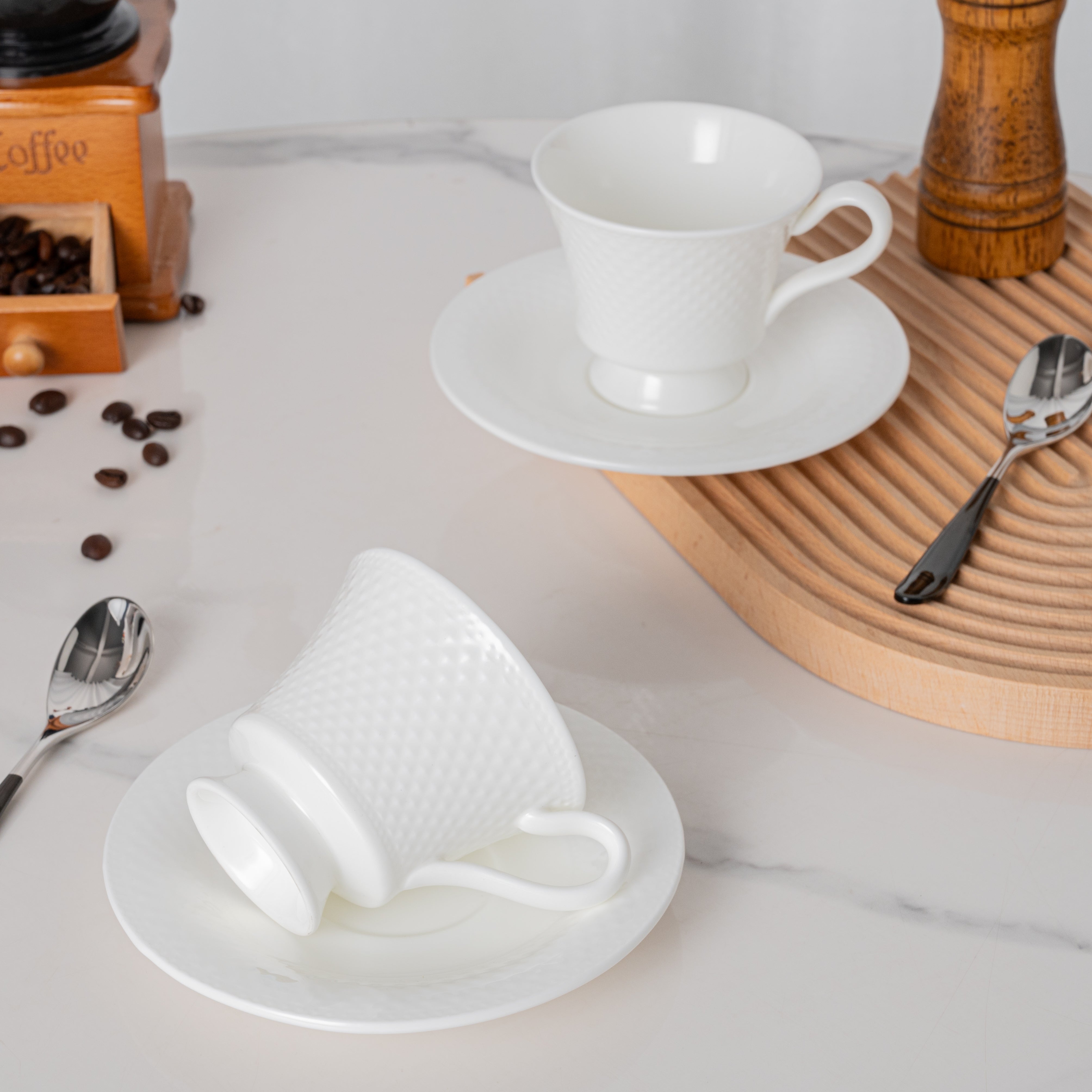 ボーンチャイナ ホワイト ティーカップセット – Palazzo